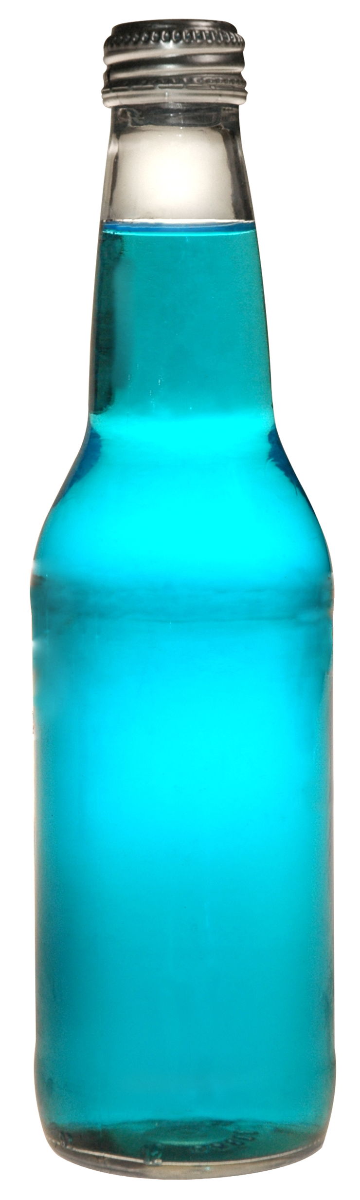 Picture Of Blue Soda Bottle