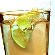 Picture Of Glass Of Lemon Soda Drink